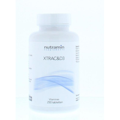 Afbeelding van Nutramin Xtra C &amp; D3 250 tabletten