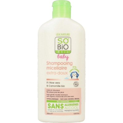 Afbeelding van So Bio Etic Baby Shampoo Micellair, 250 ml