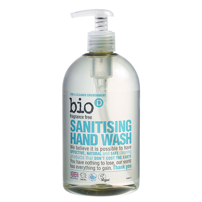 Afbeelding van Bio D Sanitising Hand Wash Parfumvrij 500ML