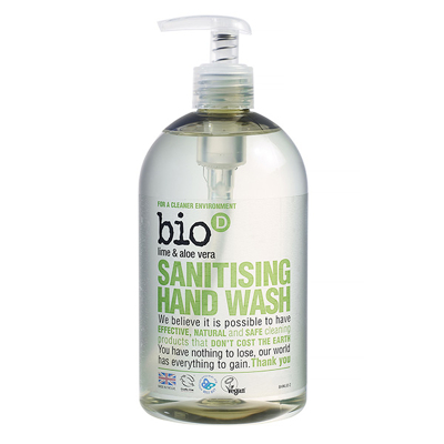 Afbeelding van Bio D Sanitising Hand Wash Lime &amp; Aloë Vera 500ML