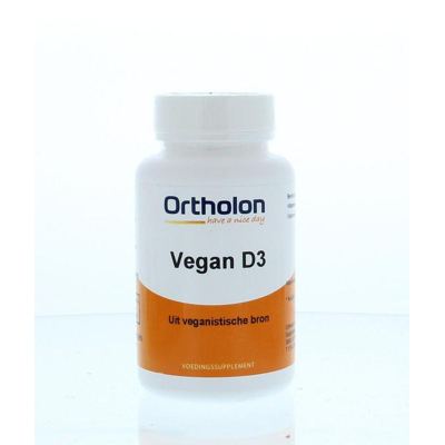 Afbeelding van Ortholon Vegan D3 60 softgels