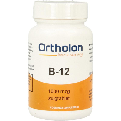 Afbeelding van Ortholon Vitamine B12 1000mcg 120zt