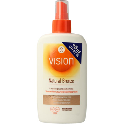 Afbeelding van Vision Natural Bronze SPF50 Spray