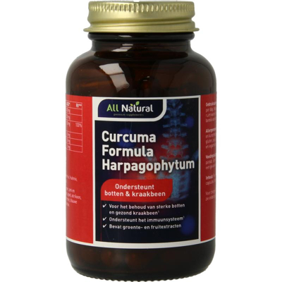 Afbeelding van All Natural Curcuma Formule Harpagophytum 60ca