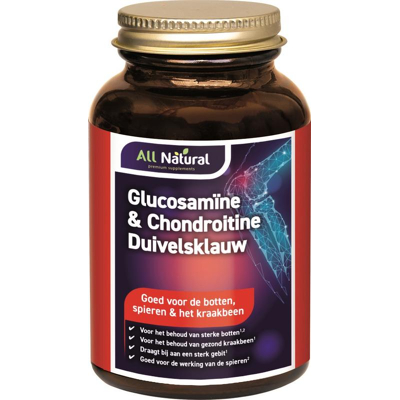 Afbeelding van All Natural Glucomax Glucosamine &amp; Chondroitine 120tb