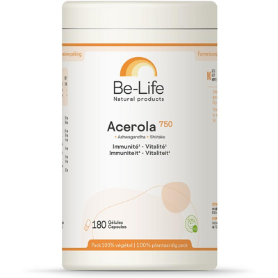 Afbeelding van Be life Acerola 750, 180 capsules