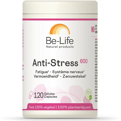 Afbeelding van Be Life Anti stress 600 120 capsules