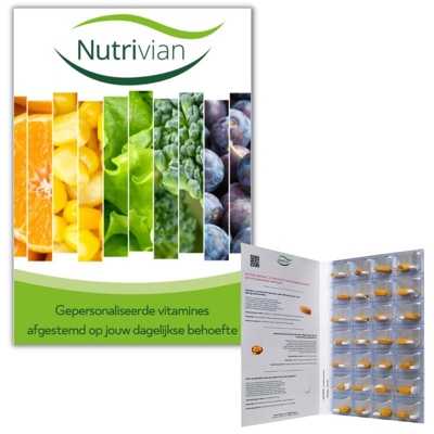 Afbeelding van Nutrivian Gezonde Weerstand 4 weekse kuur met gepersonaliseerde vitamines