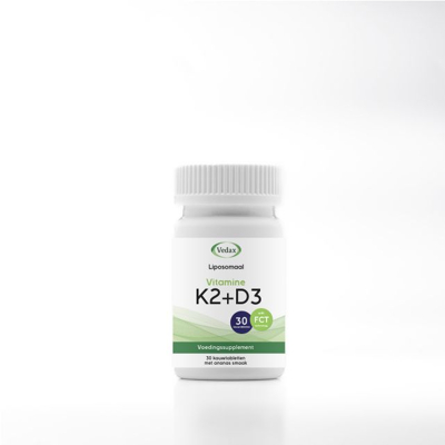 Afbeelding van Vedax Liposomale Vitamine K2+D3 Kauwtabletten
