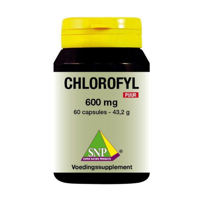 Afbeelding van SNP Chlorofyl 600 mg puur 60 capsules