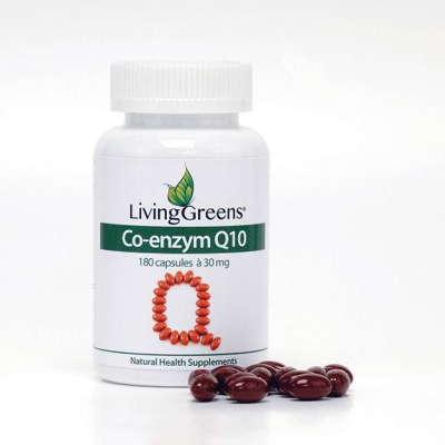 Afbeelding van Livinggreens Co enzym Q10 30 mg 180 capsules