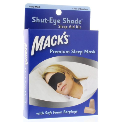 Afbeelding van Macks Shut eye shade sleep mask (1 st)