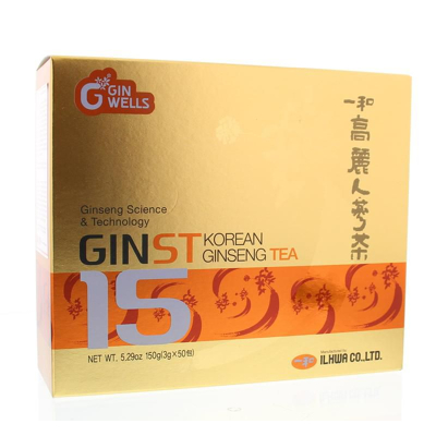 Afbeelding van Ilhwa Ginst15 Korean ginseng tea 50 zakjes