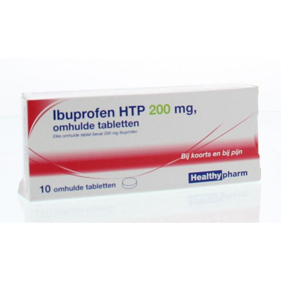 Afbeelding van Healthypharm Ibuprofen 200mg Tabletten