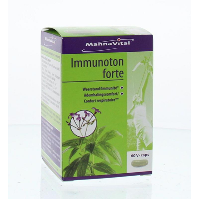 Afbeelding van Mannavital Immunoton forte 60 vcaps