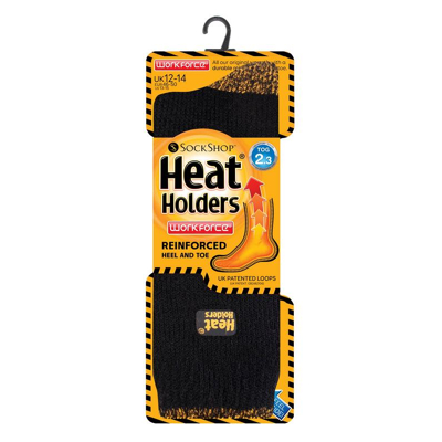 Afbeelding van Heat Holders Mens workforce socks black 12 14 1 paar