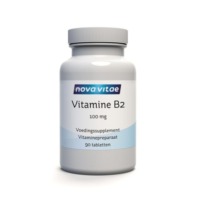 Afbeelding van Nova Vitae Vitamine B2 Riboflavine 100mg 90tb