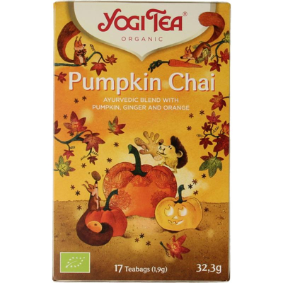 Afbeelding van Yogi Tea Pumpkin Chai Multiverpakking 6x17ST