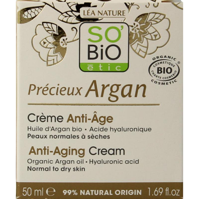 Afbeelding van So Bio Etic Argan Anti aging Day Cream, 50 ml