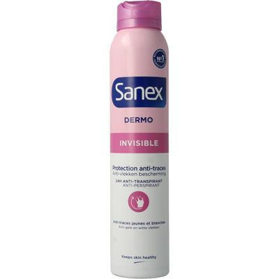 Afbeelding van 1+1 gratis: Sanex Deodorant Spray Dermo Invisible 200 ml