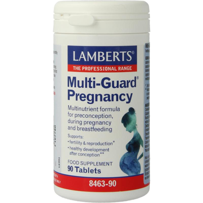 Afbeelding van Lamberts Multi guard zwangerschap 90 tabletten