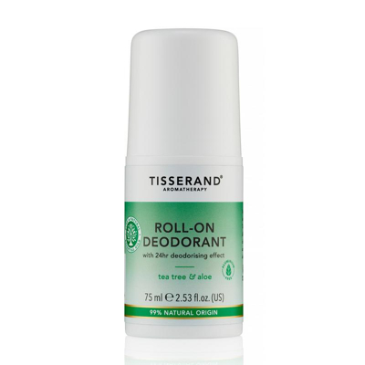 Afbeelding van Tisserand Tea tree &amp; aloe deodorant 75 milliliter