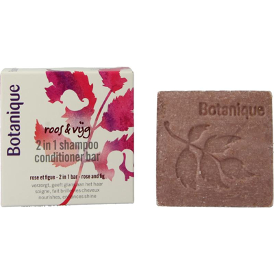 Afbeelding van Botanique Roos &amp; vijg shampoo conditioner bar 100 g