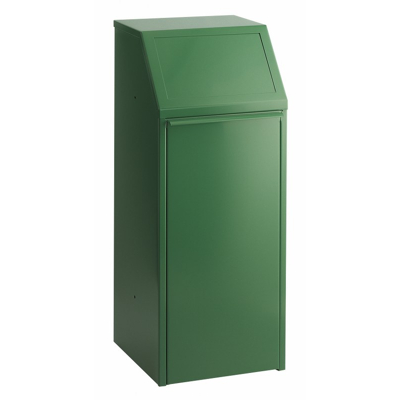 Afbeelding van Afvalbak met pushdeksel 70 ltr groen