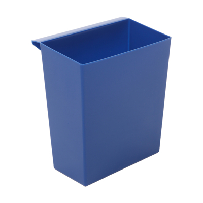 Afbeelding van Inzetbak voor vierkante tapse papierbak blauw