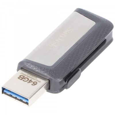 Afbeelding van Sandisk USB 3.1 OTG Stick 64GB, Ultra Dual Drive Type AC, 150MB/s, Memory Zone, blisterverpakking