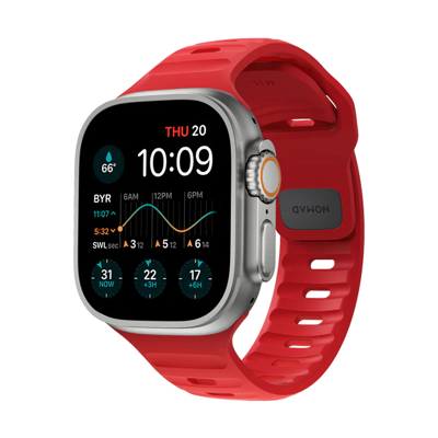 Afbeelding van Nomad Sport Band Limited Edition Apple Watch Ultra 42mm / 44mm 45mm 49mm Night Red NM01110385