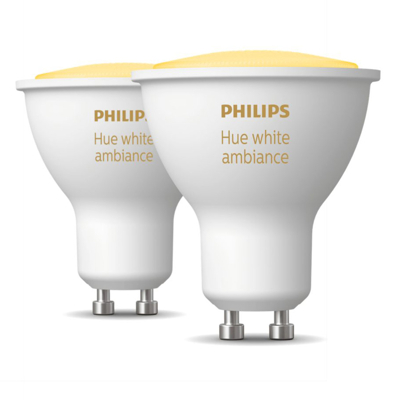 Afbeelding van Philips Hue White Ambiance Duo pack GU10