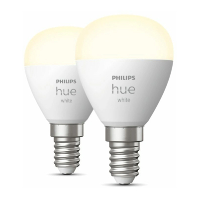 Afbeelding van Philips Hue White Round Duo Pack E14