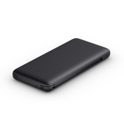 Afbeelding van Belkin Powerbank with Integrated Cables USB C and Lightning 10.000mAh