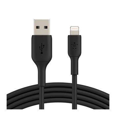Afbeelding van Belkin lightning naar USB kabel 0,15 meter Zwart