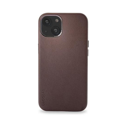 Afbeelding van Decoded Leather Backcover MagSafe iPhone 13 Mini Brown