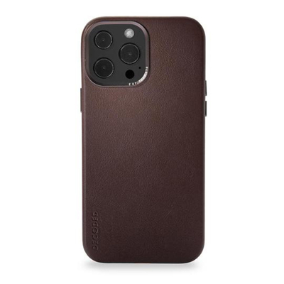 Afbeelding van Decoded Leather Backcover MagSafe iPhone 13 Pro Brown