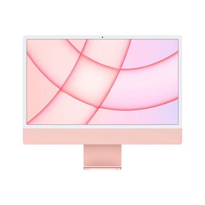 Afbeelding van Apple iMac 24 inch (M1 chip 8C CPU &amp; GPU / 8GB 256GB SSD Gbit) (2021) Touch ID roze