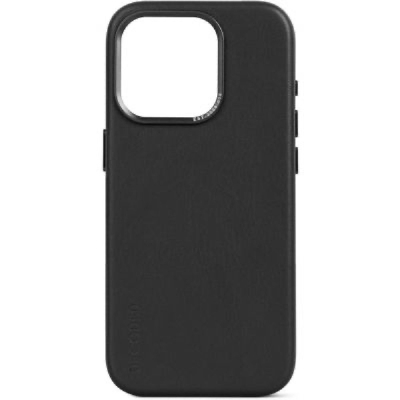 Afbeelding van Decoded Leather Backcover iPhone 15 Pro Black