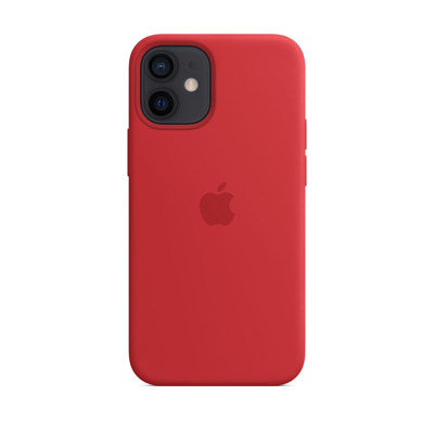 Afbeelding van Apple siliconenhoesje met MagSafe iPhone 12 mini (product)red