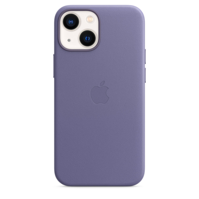 Afbeelding van Apple Leather Case + MS iPhone 13 mini Wisteria
