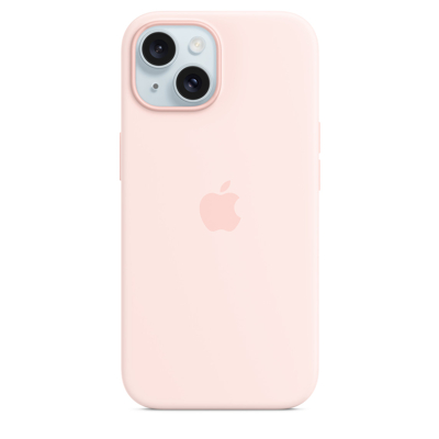 Afbeelding van Apple Silicone Case iPhone 15 Light Pink
