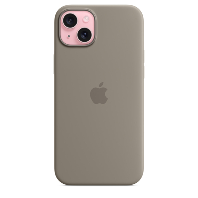 Afbeelding van Apple Silicone Case iPhone 15 Plus Clay