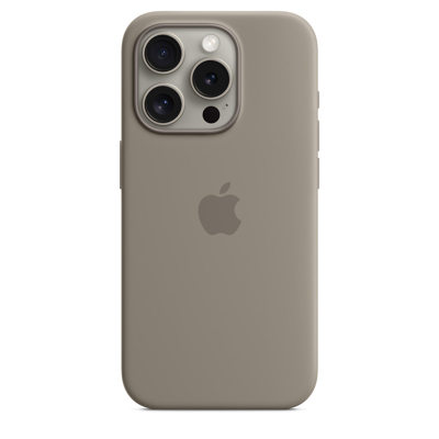Afbeelding van Apple Silicone Case iPhone 15 Pro Clay