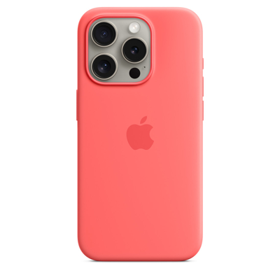 Afbeelding van Apple Silicone Case iPhone 15 Pro Guave