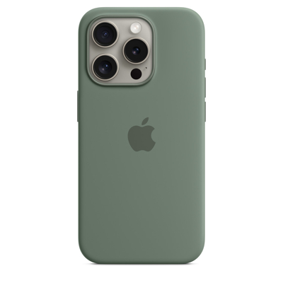 Afbeelding van Apple Silicone Case iPhone 15 Pro Cypress