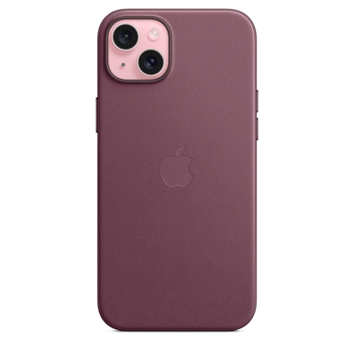 Afbeelding van Apple Fine Woven Case iPhone 15 Plus Mulberry