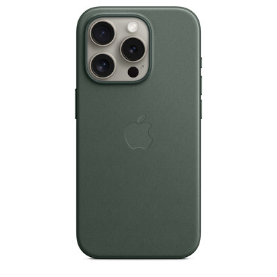 Afbeelding van Apple Fine Woven Case iPhone 15 Pro Evergreen