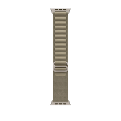 Afbeelding van Apple Watch Strap 49mm Olive Alpine Loop L (165 210mm)