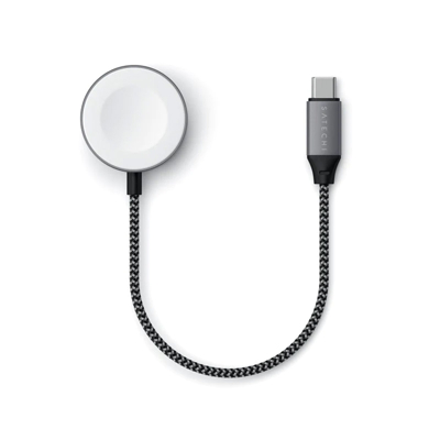 Afbeelding van Satechi USB C Magnetic Charging Cable Apple Watch Space Grey